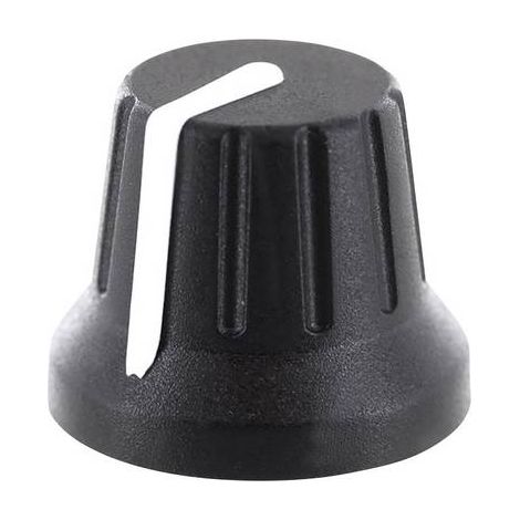 TRU COMPONENTS RK49009WS Tête de bouton rotatif avec marquage noir (Ø x H) 18.8 mm x 15.24 mm 1 pc(s (1/2)
