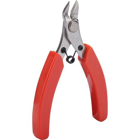 107F1 Mini pince diagonale électronique pince coupante latérale de câble coupe-fil outil à main S (1/5)
