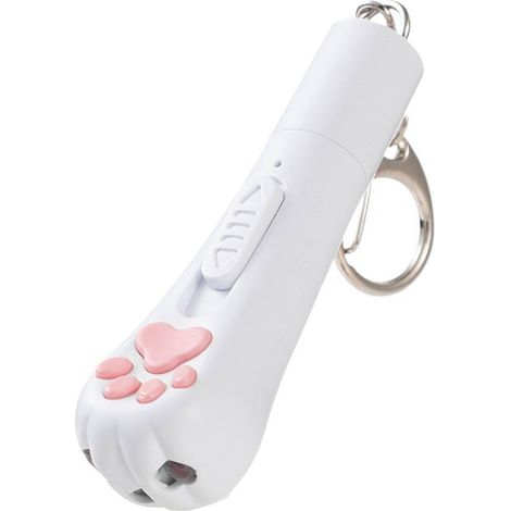 Bâton de taquinerie en forme de griffe de chat avec motif interchangeable, version rechargeable par USB, stylo lumineux de taquinerie, de taquinerie (1/5)