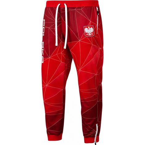Herren-Sporthose Polen 2XL rot