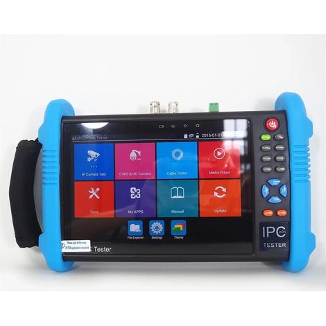 Testeur de vidéosurveillance prenant en charge la caméra IP Testeur De Vidéosurveillance À Écran Tactile De 7 Pouces, Base IPC9800 PLUS, Double Ports LAN 1000M, Lecteur Multimédia, 7500mAh, Fonctionne (1/5)