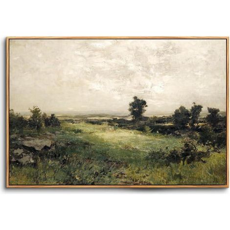 Leinwandbilder Vintage Housatonic Valley-Rahmen Holz 60L x 40B cm (1/5)