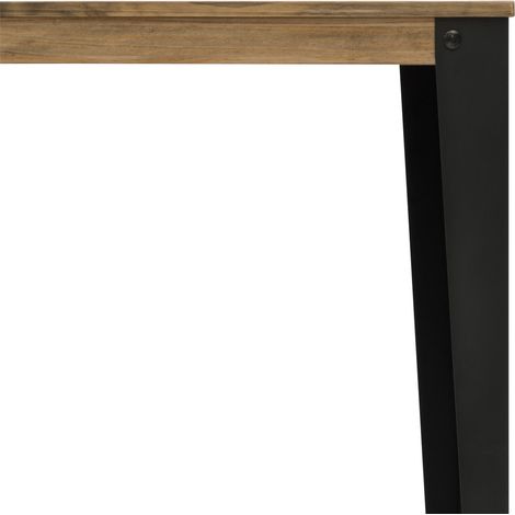 Consola Lunds 110x39x75cm Acero Fume en madera maciza de pino acabado vintage estilo industrial Box Furniture