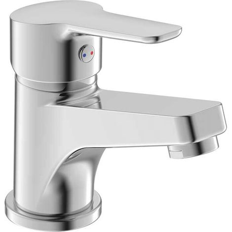 Miscelatore lavabo cromato con piletta Mila (1/2)