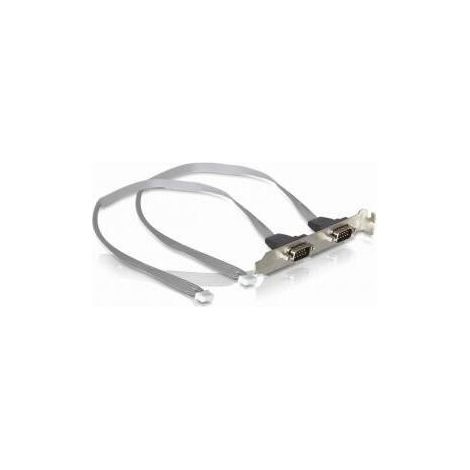 Bracket 2 x puertos COM paso de 2 mm