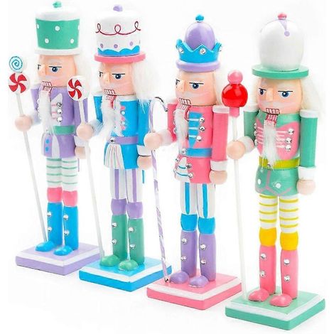 Ensemble de mini-casse-noisettes en bois pour Noël (1/4)