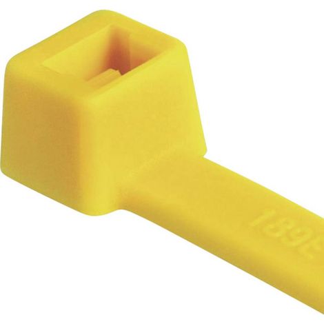 HellermannTyton 116-08014 T80R-N66-YE-C1 Fascetta per cavi 210 mm 4.60 mm Giallo 100 pz.