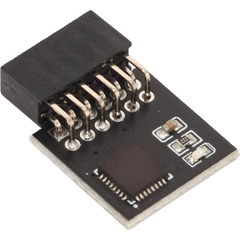 Module TPM 2.0 SPI 12 broches pour carte mère MSI, interface SPI stable, matériau durable et haute sécurité pour mémoire DDR4 (1/5)
