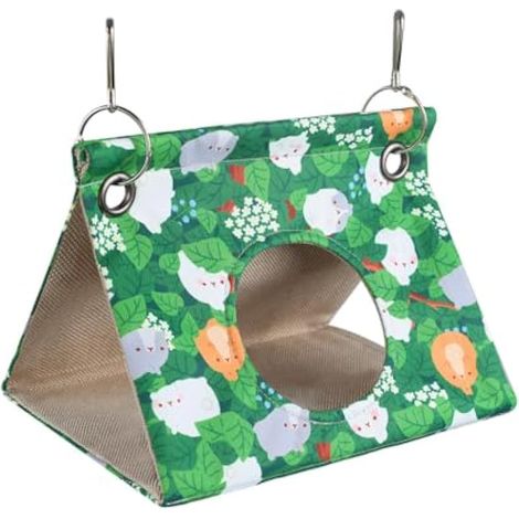 Hamac Oiseau Perroquet Respirant, Lit Nid Oiseau, Hamac Tente à Suspendre, Abri de Couchage pour Perruches, Inséparables, Perroquets, Perruches, Calopsittes (1/5)