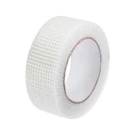 NASTRO ADESIVO RETE PER CARTONGESSO GIUNTI RIPARA FESSURE 50X90 MT (13240) (1/2)