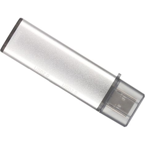 Hub USB 3.0 Mini 3 Ports Argent Rapide pour PC Portable Clavier Souris (1/5)