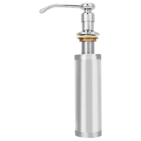 Dispenser di sapone in schiuma in acciaio inox: pratico ed elegante, ideale per bagni, cucine, uffici, scuole e ristoranti. (1/5)