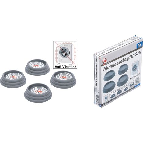 Jeu de patins amortisseurs de vibrations 65 x 20 mm 4 pièces (1/3)