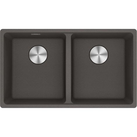 Evier Franke Maris Fragranit+ MRG120-35-35 - Gris Ardoise - Vidage : Manuel