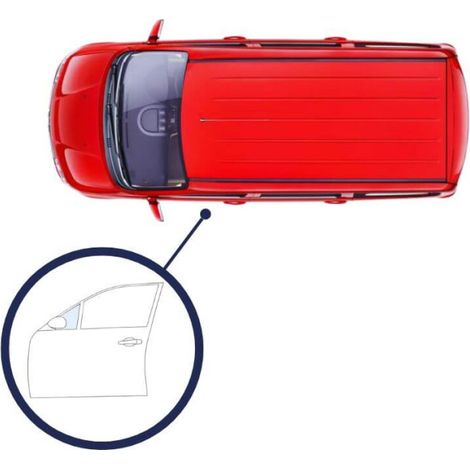 Vitre latérale porte avant gauche fixe teintée verte Renault Trafic 3 phase 1 et 2 2014-2021