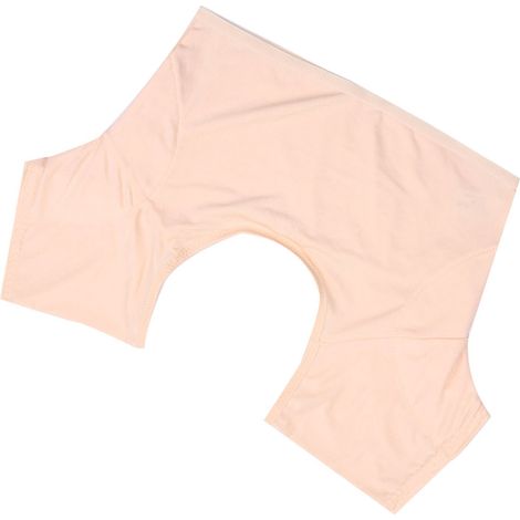Débardeur anti-transpiration à manches courtes, lavable, pour femmes et filles, couleur chair, taille L. (1/5)