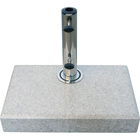 Primaster Schirmständer Granit 25 kg Sonnenschirmständer inkl. Kunststoffadapter (1/3)