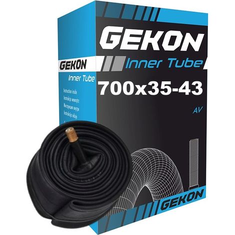 Chambre à air de vélo 28 700x 35/38/40/43c AV voiture 35 mm gegon (1/2)