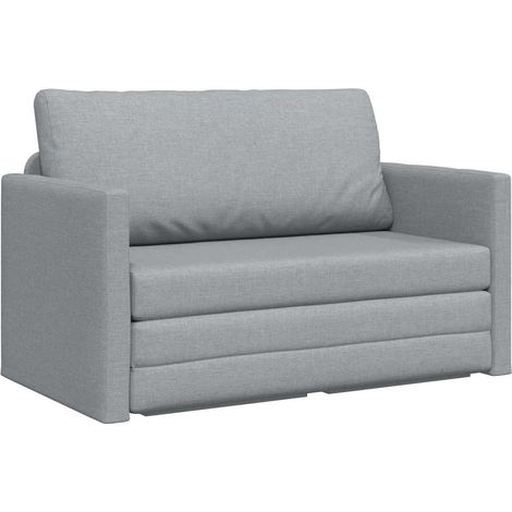 Canapé  Sofa-Lit 110cm Gris clair tissu (1/5)