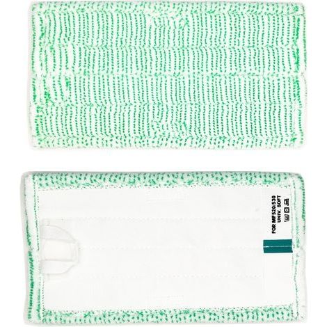 Lot de 2 chiffons de nettoyage pour aspirateur Folletto SP600 SP600S en microfibre souple adapté pour parquet - Vert (1/5)