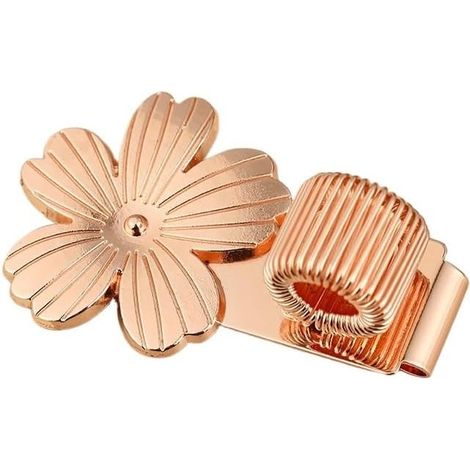 Porte-stylo en alliage de zinc forme fleur pour carnets - à (1/5)