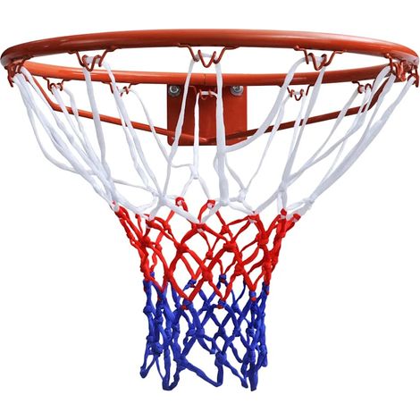 Ensemble de panier de basket-ball avec filet Orange 45 cm (1/4)