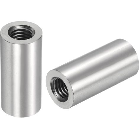 5pcs M8 Rond Connecteur Écrous 304 Inox Acier M8x30x14mm (1/4)