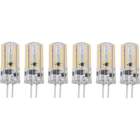 6Pcs GY6.35 Ampoules LED 5W AC 12V Blanc Chaud 2700 à 3000K Blanc 6000 à 6500K 500LM 72LED Ampoules pour Bureau à Domicile Ampoules LED Ampoules LED(1) (1/5)