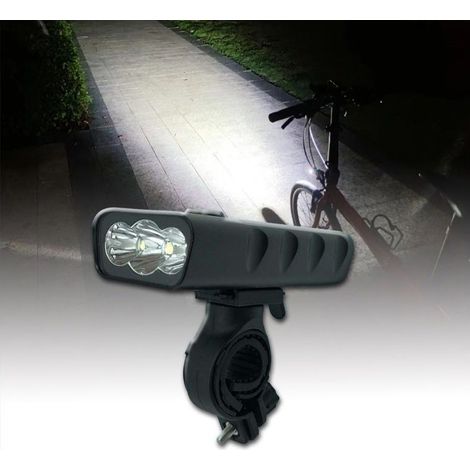 TRADE SHOP - Torcia Luce Led Faro Fanale Per Bici Bicicletta Ipx6 Ricarica Micro Usb T-9287 - (1/4)