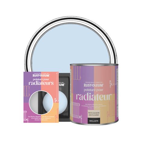 Peinture pour Radiateur, Finition Brillante - Bleu Poudré (1/3)