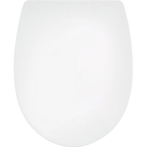Wirquin – Abattant wc Marbella 20723074 – Thermoplastique déclipsable – Frein de chute soft close – Forme en U pour cuvettes modernes (1/5)