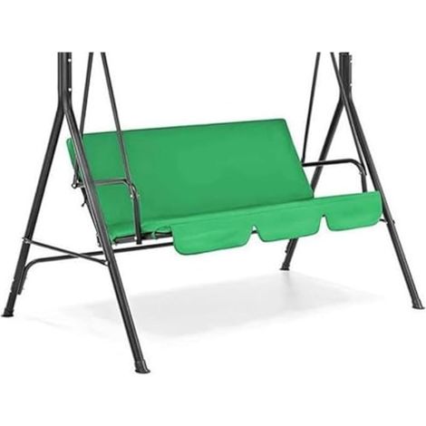 Housse imperméable pour balancelle de jardin 3 places, en taffetas de polyester 190T, 150 x 150 cm, résistante aux UV, légère et pliable, verte. (1/5)