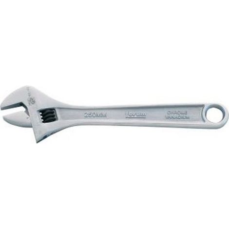 Llave inglesa, dimensiones : 6 pulgadas, Largo 158 mm, lado e/plano 20 mm