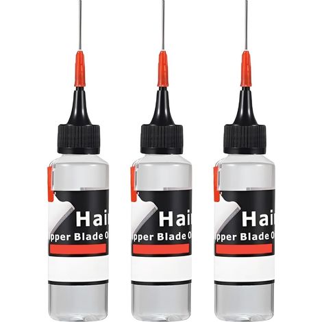 2 Pièces Huile Tondeuse Cheveux, Huile Pour Tondeuse À Cheveux, Huile Barbe, Huile Lubrifiante Pour Tondeuses À Cheveux, Prolonge La Durée De Vie De L'Équipement(B) (1/5)
