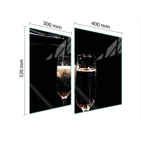 GLASSCHUTZPLATTE FÜR HERD 70x52 WEIN (1/5)