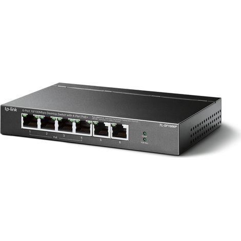 tp-link TL-SF1006P commutateur non géré 6 ports 100Mbps (1/5)
