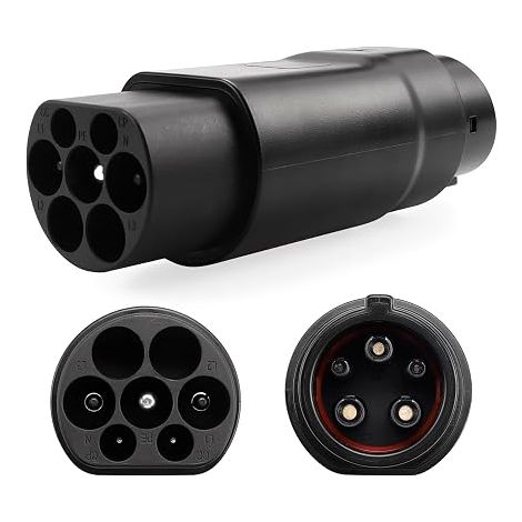 Type 2 to Type 1 Electric Vehicle Charging Adapter (1/5)