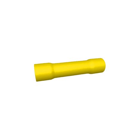 manchon longueur 30 mm jaune - boite de 100