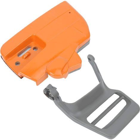 Couvercle latéral de Frein de chaîne Garde-Main Avant Levier de poignée de Frein de chaîne pour Husqvarna 340345350353 (1/5)