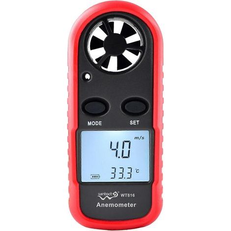 Thermomètre et anémomètre électronique numérique WT816 (1/4)