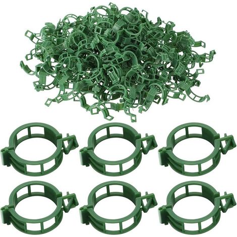 Plant Support Clips (100 pcs) - Reusable Tomato and Climbing Plant Supports - Flexible Fixing (1/5)