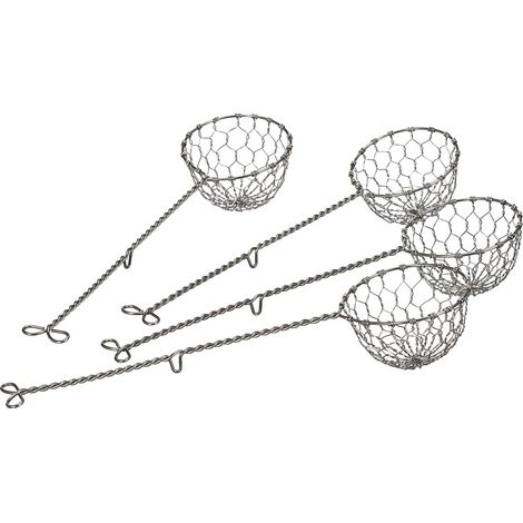 77924 Juego de 4 coladores para fondue, acero inoxidable (1/4)