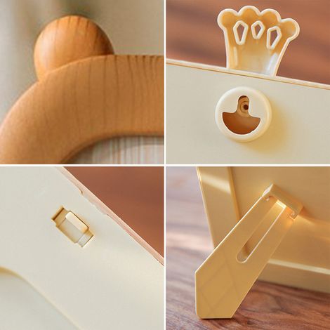 Cadre photo mignon et créatif de 7 pouces de style Instagram, idéal pour une table, une école maternelle, une décoration murale, un bureau, un cadre photo de dessin animé, un cadre photo avec une cour (1/5)