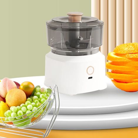 [Robot multifuncional] – Picadora de carne eléctrica con cuchillas de acero inoxidable – Picadora de carne potente y segura para la cocina familiar. (1/5)