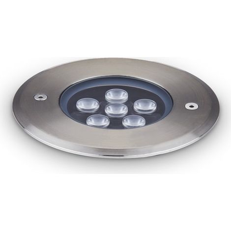 Encastré extérieur LED pour sol et terrasse en acier IP67, 3000K (1/2)