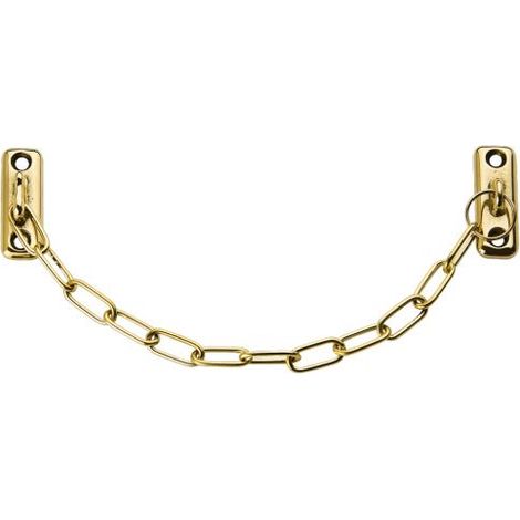 Catena di sicurezza in ottone per porte 150 mm - ottone bronzato conf. da 25 pz