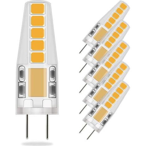 G4 LED Bulbs Warm White, 36mm x 9mm, Closer to Traditional Size, 3W LED Equivalent to 23W Halogen Bulb, 3000K, AC/DC 12V (1/5)