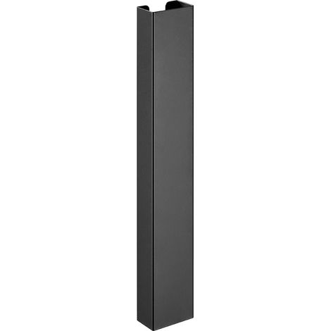 Goulotte passe-câbles verticale 35 cm – Installation magnétique – Pour bureaux – Couleur noire – Gestion discrète des câbles – Kimex (1/5)