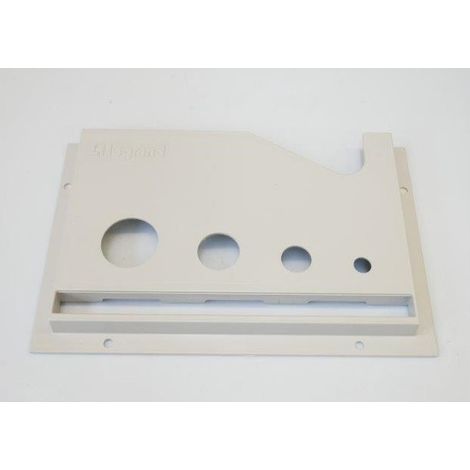 Pochette ouverte autocollante pour plans largeur 260 et hauteur 165mm RAL7035