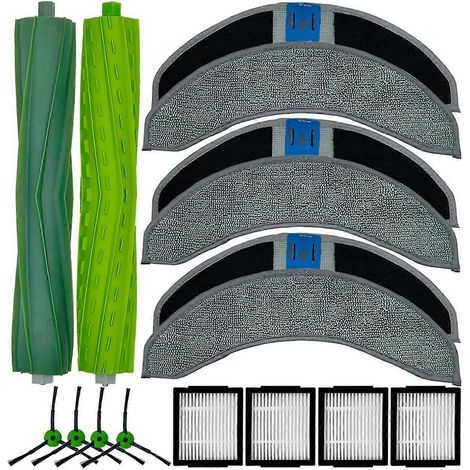 Pour iRobot Roomba Combo J7+ (non compatible avec le J7), brosses en caoutchouc, filtres HEPA (1/5)